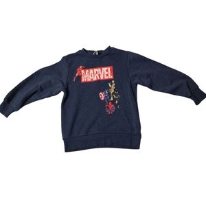 Marvel Kids Navy Blue Graphic Sweatshirt